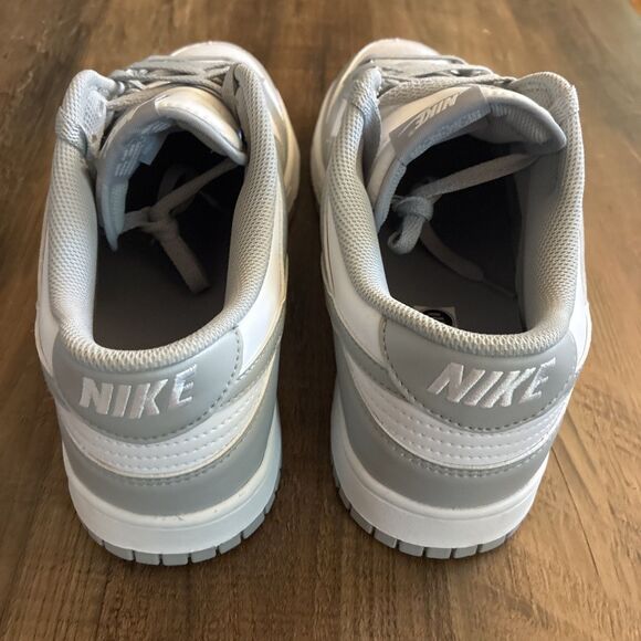 Nike Dunk Low Retro White Light Smoke Grey Men Size 13 Sneakers HF5441-105